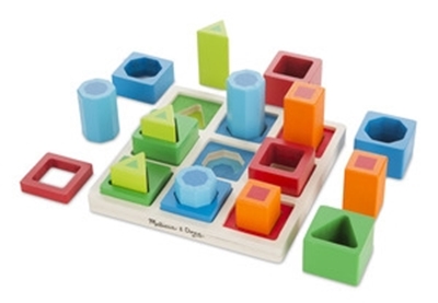 Obrázek z Melissa & Doug Dřevěná vkládačka třídění tvarů