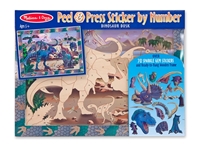 Obrázek Soumrak dinosaurů, samolepky podle čísel Melissa & Doug