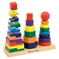 Obrázek Melissa & Doug Dřevěná skládačka geometrické tvary