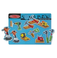 Obrázek Dřevěné puzzle se zvukem nářadí Melissa & Doug