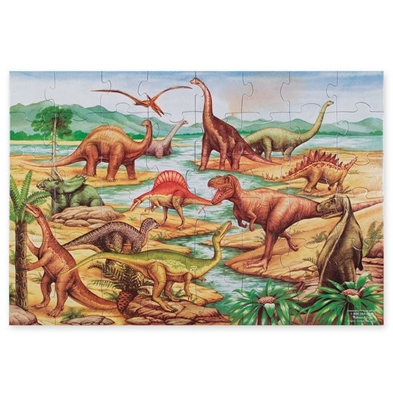 Obrázek z Melissa & Doug Podlahové puzzle Země Dinosaurů