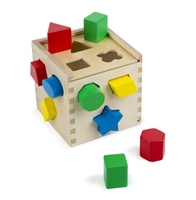 Obrázek Melissa & Doug Dřevěná kostka - vkládání tvarů