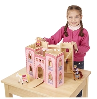 Obrázek Růžový skládací hrad pro princeznu Melissa & Doug