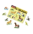 Obrázek z Dřevěné puzzle se zvuky domácí zvířátka Melissa & Doug